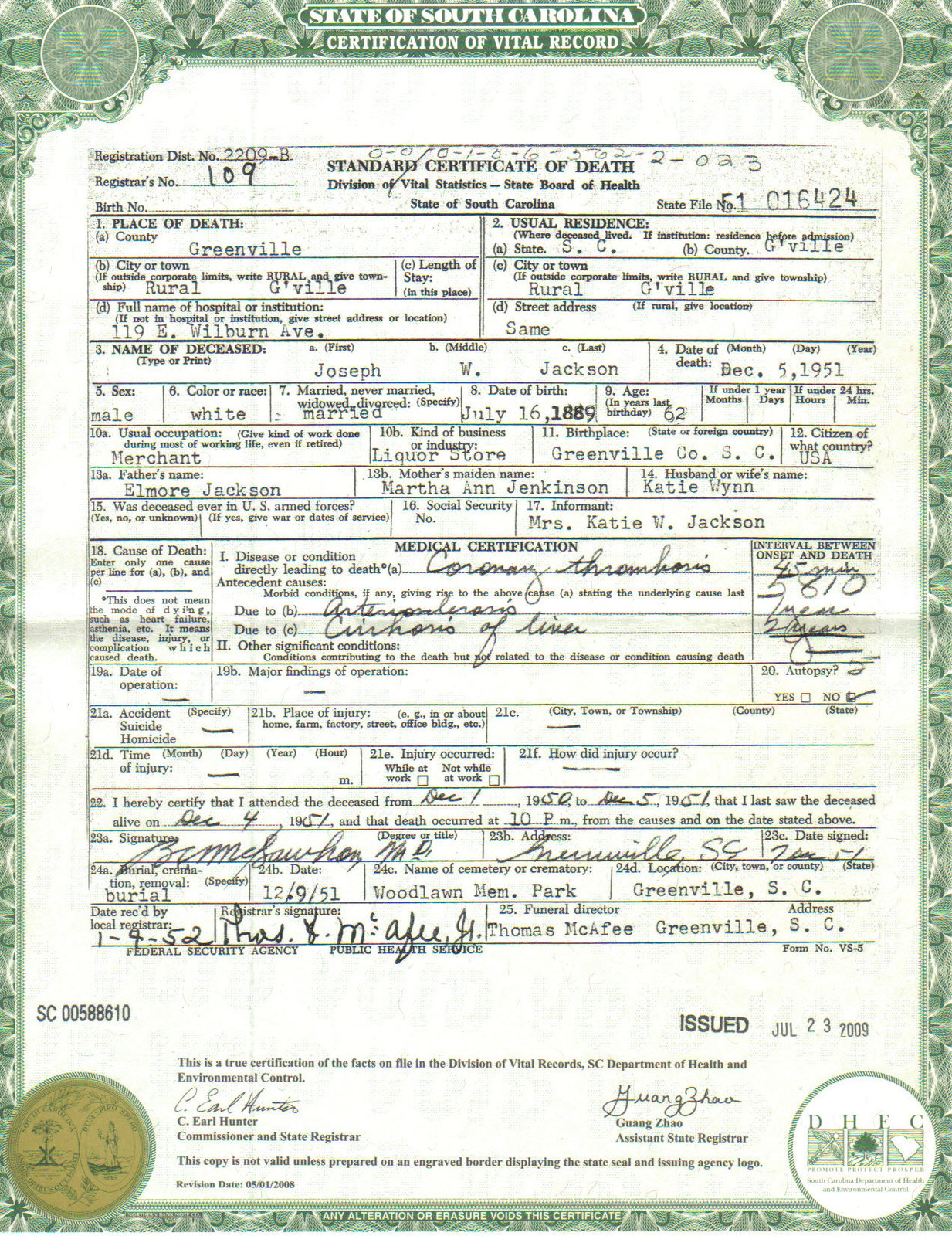 death certificate illinois template