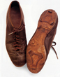 Shoeless Joe Jacksons baseball cleats; photographic evidence, the man DID where shoes!!!